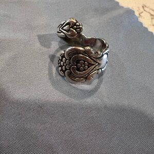 Elegant Silver Spoon Ring
